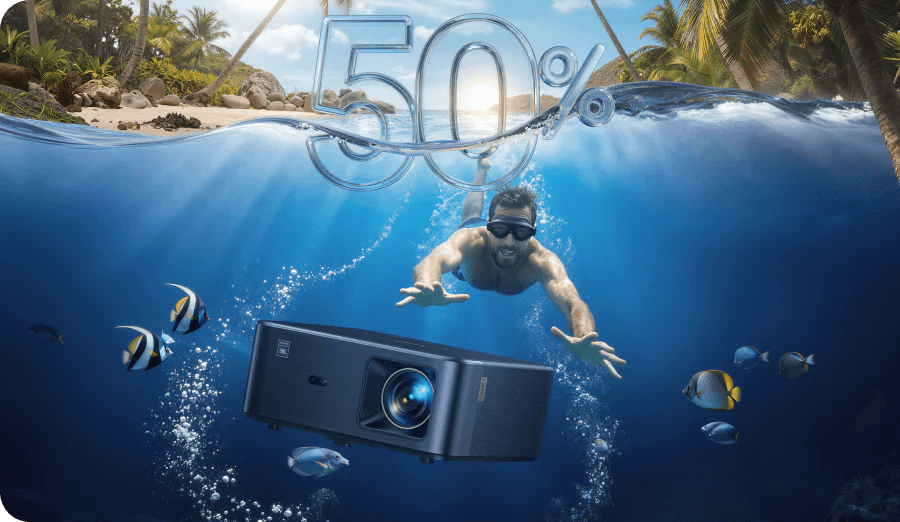 Yaber Shopify storefront product lineup featuring projector models for buyer comparison